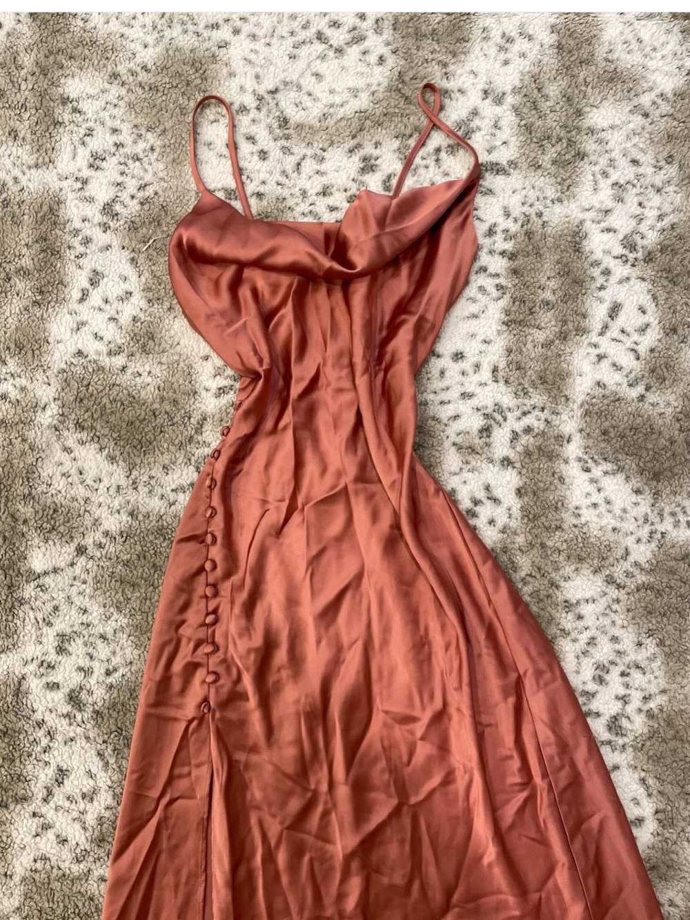 Zara cowl neck slip maxi dress - Picture 3 of 6
